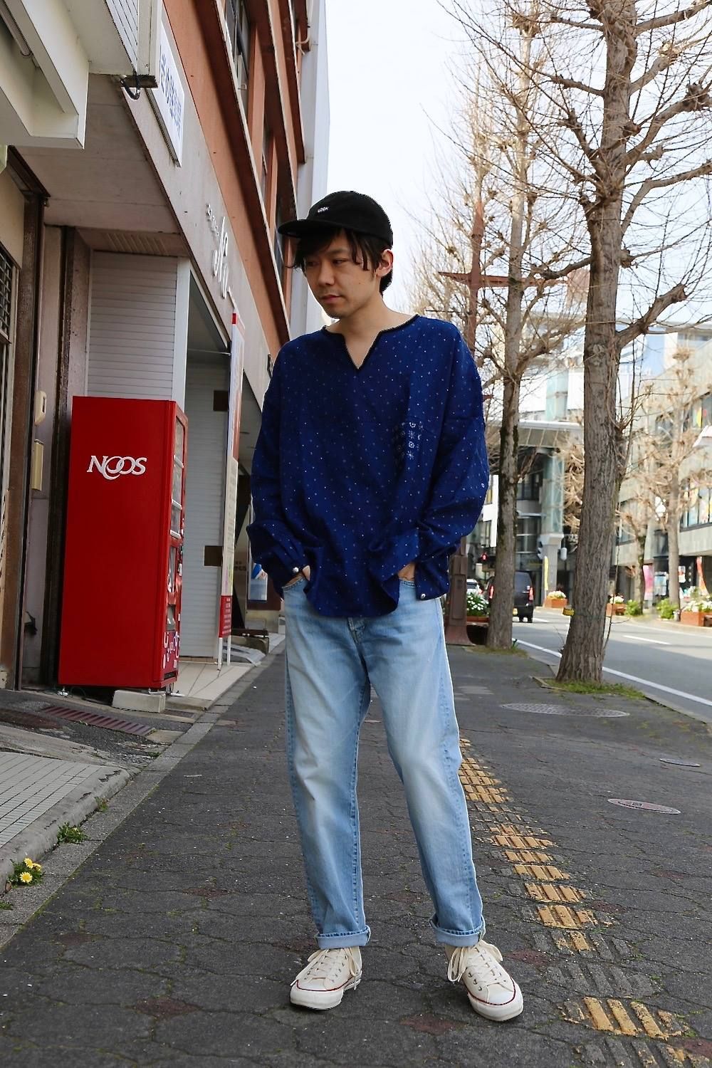 hows mr(ハウズミスター)TUNICA MID INDIGO Style.2019.3.29.