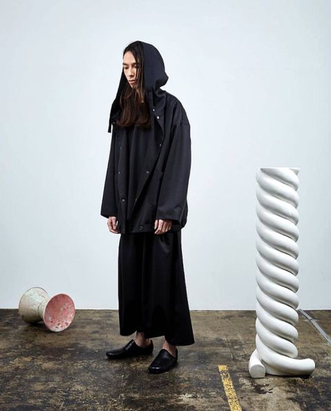 ドゥルカマラ よそいきフードスロープショートCT"BLACK" Style.2019.3.3.