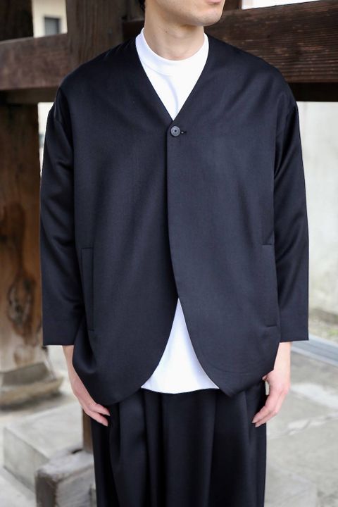 Dulcamara よそいきノーカラーJK"BLACK"Style.2019.3.18.
