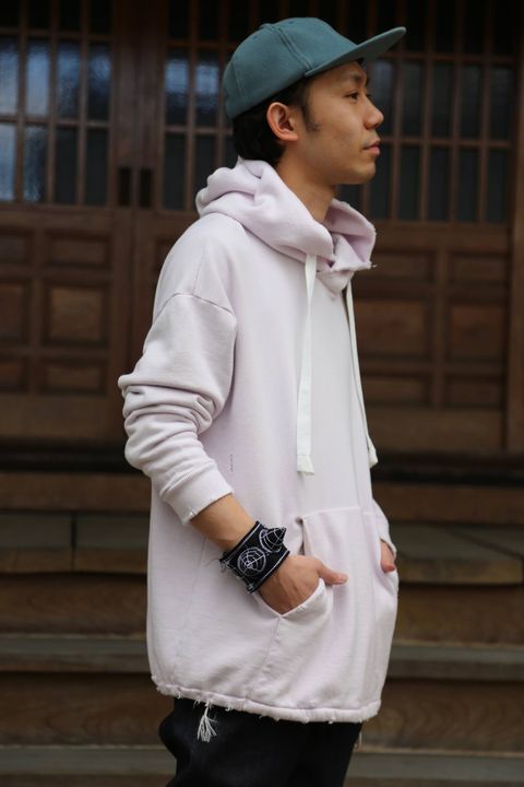 Dulcamara ダメージSWパーカー"Pale Purple"Style.2019.3.4.