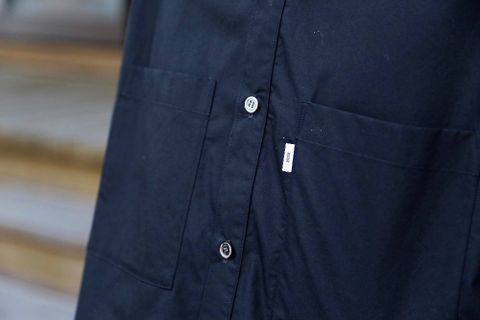 Graphpaper(グラフペーパー)Typewriter L/S Box Shirt"BLACK"Style.2019.3.13.