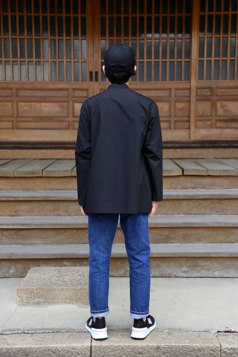 Graphpaper(グラフペーパー)Typewriter L/S Box Shirt"BLACK"Style.2019.3.13.