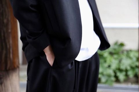 Dulcamara よそいきノーカラーJK"BLACK"Style.2019.3.18.