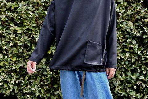 ドゥルカマラ よそいきフードスロープショートCT"BLACK" Style.2019.3.20.