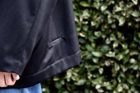 ドゥルカマラ よそいきフードスロープショートCT"BLACK" Style.2019.3.20.