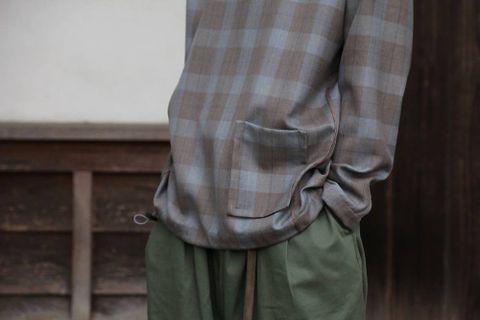 Dulcamara よそいきパイピングPO"GRAY BROWN" Style.2019.3.19.