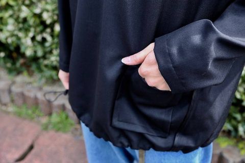 ドゥルカマラ よそいきフードスロープショートCT"BLACK" Style.2019.3.20.