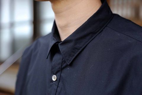 Graphpaper(グラフペーパー)Typewriter L/S Box Shirt"BLACK"Style.2019.3.13.