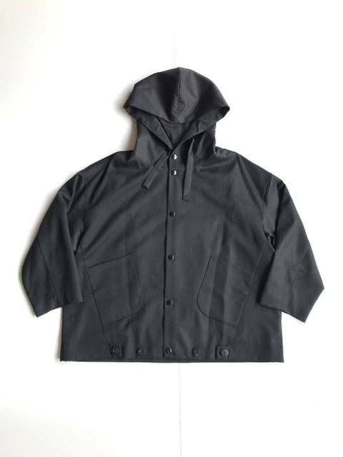 ドゥルカマラ よそいきフードスロープショートCT"BLACK" Style.2019.3.3.