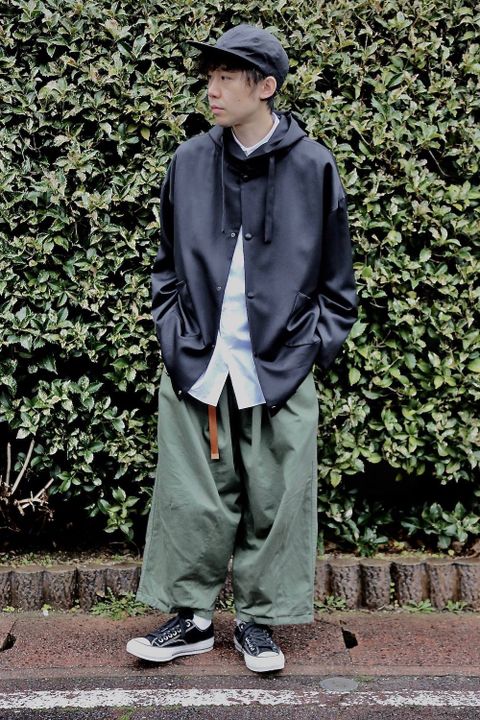 ドゥルカマラ よそいきフードスロープショートCT"BLACK" Style.2019.3.3.