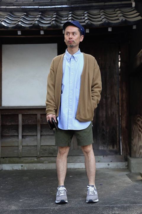 Gaphpaper オックスフォードボタンダウンシャツ"BLUE"ミックススタイル2019.4.20.