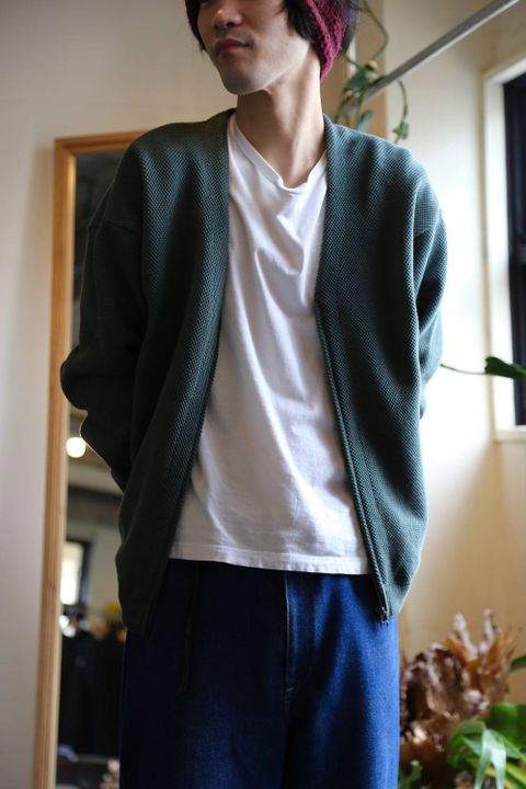 crepuscule(クレプスキュール)moss stich cardigan.Style.2019.4.11.