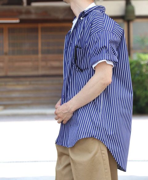 Graphpaper THOMAS MASON S/S B.D Box Shirtスタイル2019.4.23.