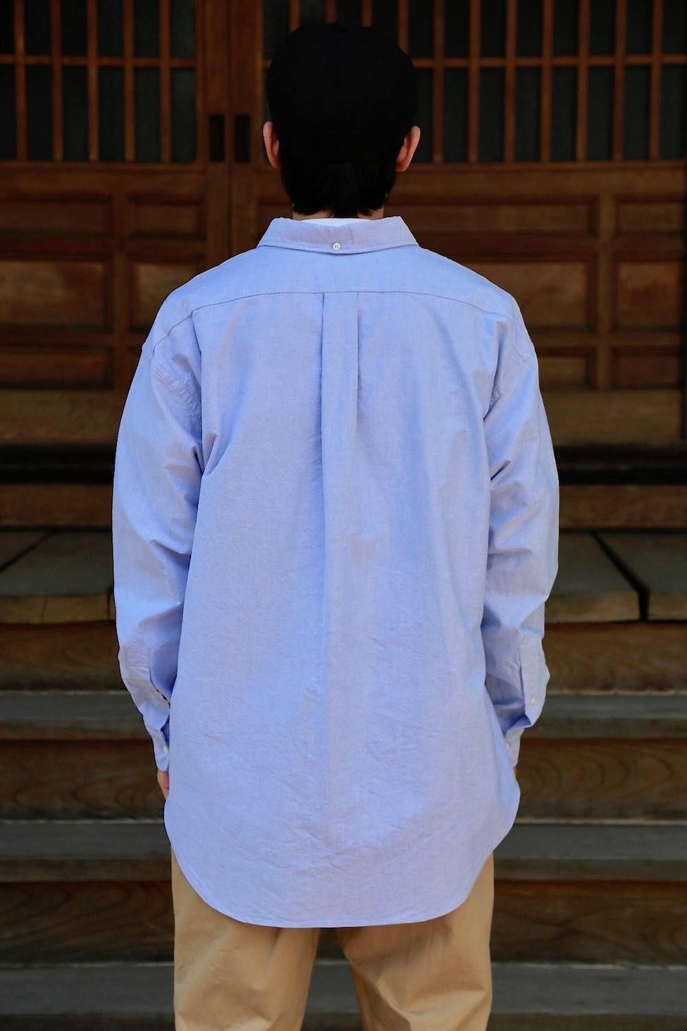 Graphpaper Oxford L/S B.D Box Shirt"BLUE"MIX.Style.2019.4.6.