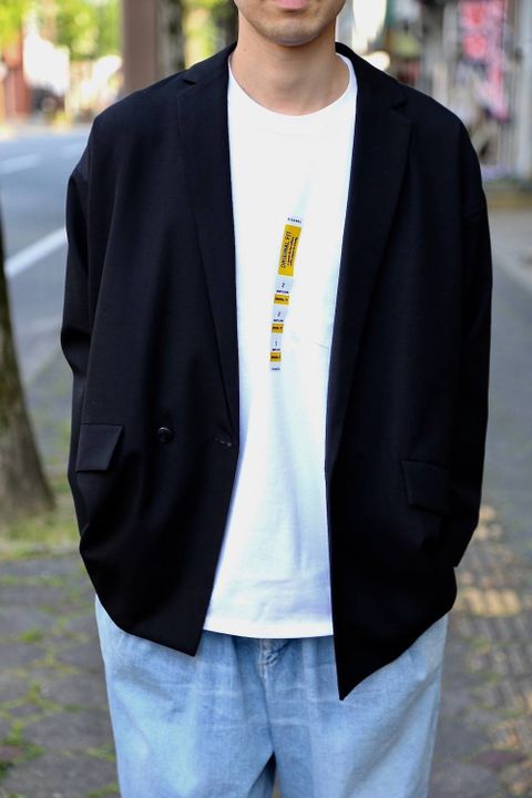 DIGAWEL(ディガウェル) POCKET T-SHIRT"WHITE"Style.2019.4.21.