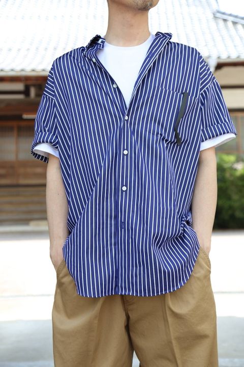 Graphpaper THOMAS MASON S/S B.D Box Shirtスタイル2019.4.23.