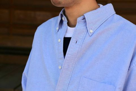 Graphpaper Oxford L/S B.D Box Shirt"BLUE"MIX.Style.2019.4.6.