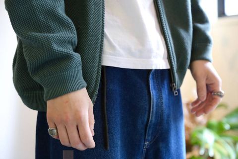 crepuscule(クレプスキュール)moss stich cardigan.Style.2019.4.11.