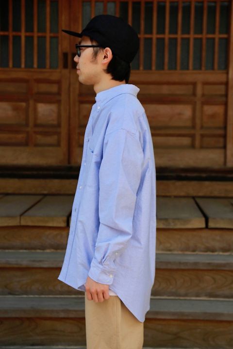Graphpaper Oxford L/S B.D Box Shirt"BLUE"MIX.Style.2019.4.6.