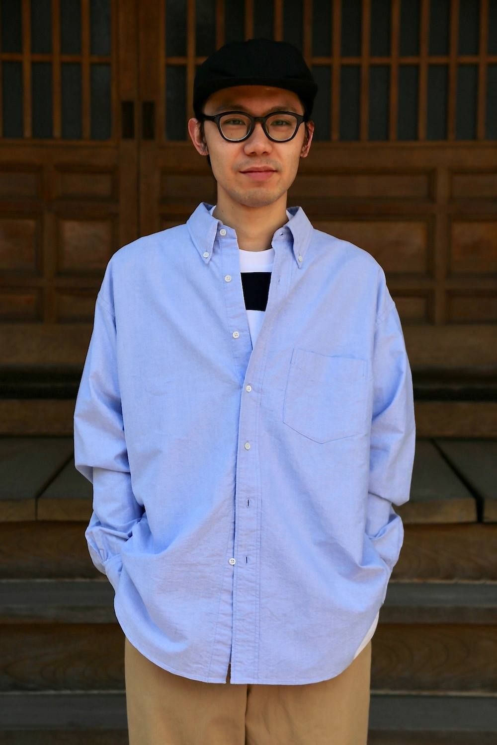 Graphpaper Oxford L/S B.D Box Shirt