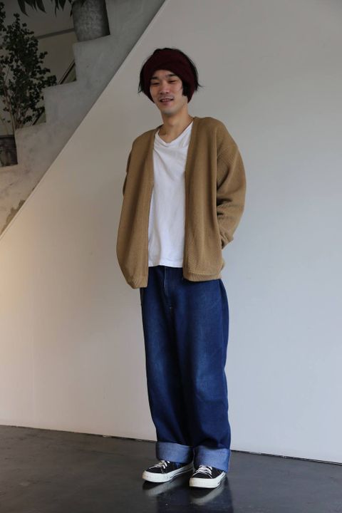 crepuscule(クレプスキュール)moss stich cardigan.Style.2019.4.11.