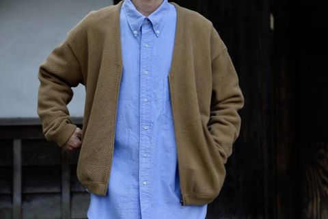 Gaphpaper オックスフォードボタンダウンシャツ"BLUE"ミックススタイル2019.4.20.