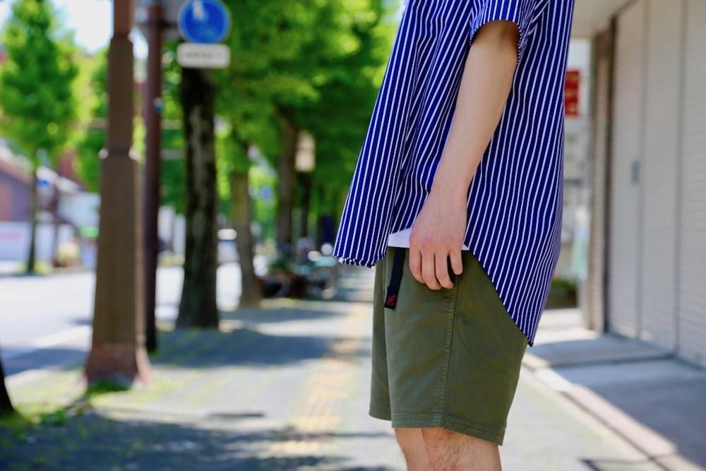 Graphpaper(グラフペーパー) THOMAS MASON S/S B.D Box Shirt"NAVY ST"Style.2019.5.3.