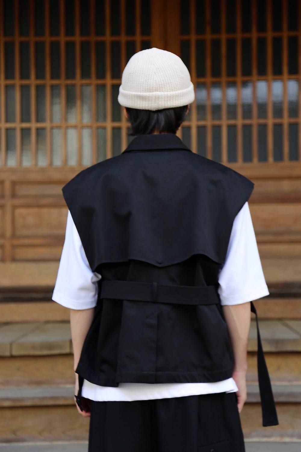 DIGAWEL(ディガウェル)TRENCH VEST"BLACK" Style.2019.5.10.