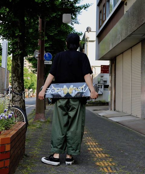 Graphpaper(グラフペーパー) S/S Oversized Tee"BLACK"Style.2019.5.26.