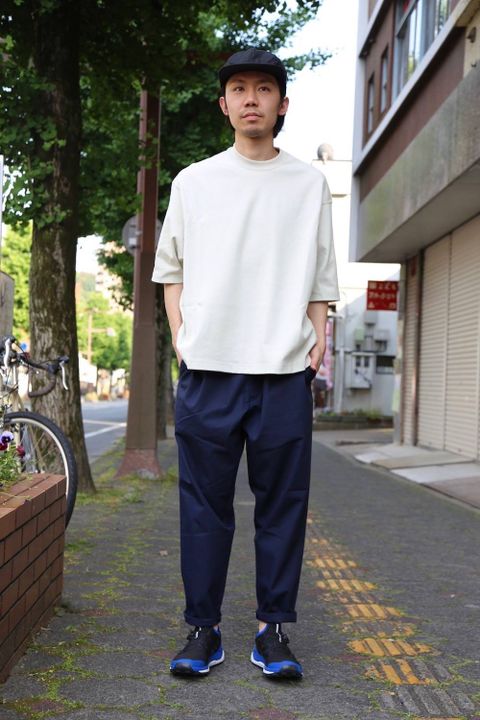 Graphpaper(グラフペーパー) Stevensons Cook Pants"NAVY"Style.2019.5.27.