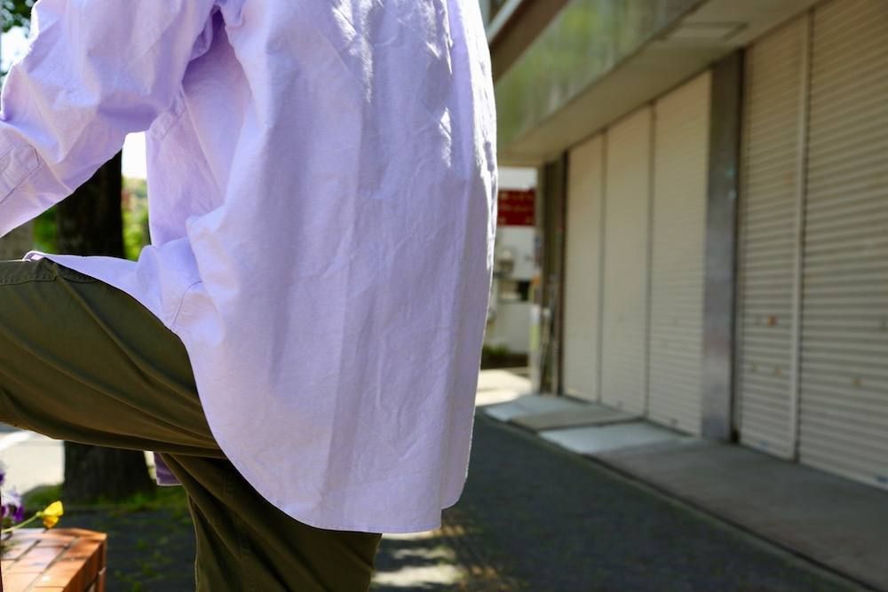 Graphpaper(グラフペーパー) -Oxford L/S B.D Box Shirt"LAVENDER"Style.2019.5.8.