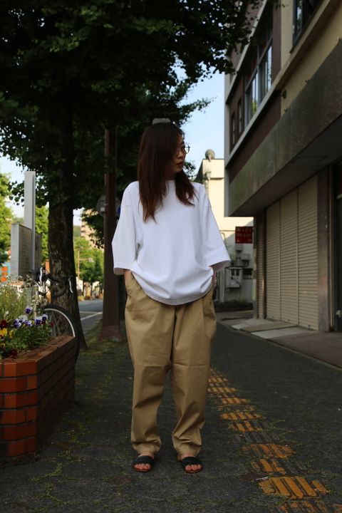 Graphpaper Stevensons Cook Pants"BEIGE"style.2019.5.26.