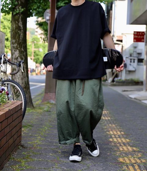 Graphpaper(グラフペーパー) S/S Oversized Tee"BLACK"Style.2019.5.26.