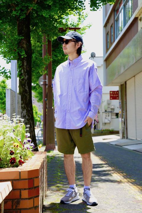 Graphpaper(グラフペーパー) -Oxford L/S B.D Box Shirt"LAVENDER"Style.2019.5.8.