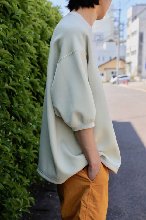 DIGAWEL(ディガウェル) DOUBLE-KNIT S/S P/O"BEIGE"Style.2019.5.3.
