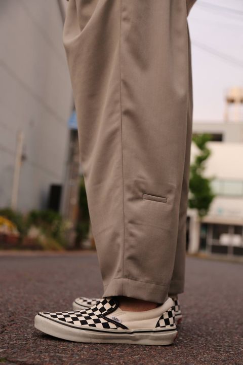 Dulcamara よそいきタックワイドPT"STONE GREEN"スタイル2019.5.18.
