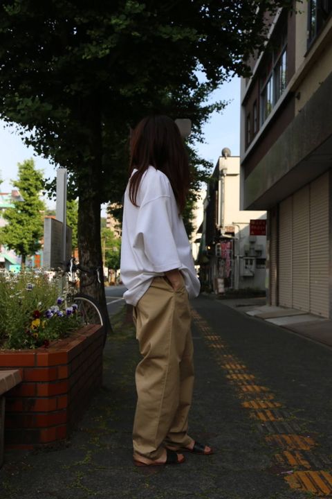 Graphpaper Stevensons Cook Pants"BEIGE"style.2019.5.26.