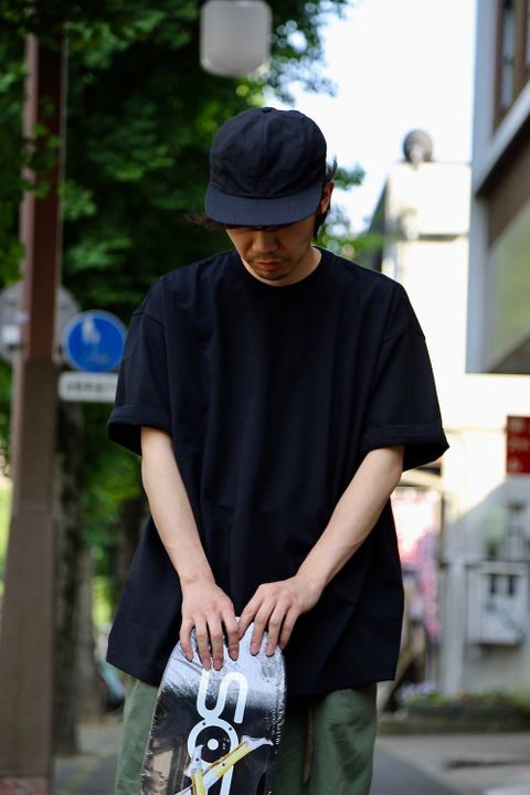 Graphpaper(グラフペーパー) S/S Oversized Tee"BLACK"Style.2019.5.26.