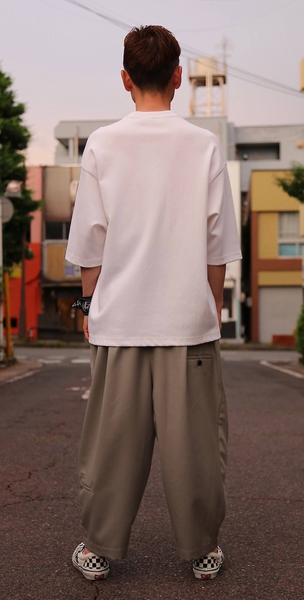 Dulcamara よそいきタックワイドPT"STONE GREEN"スタイル2019.5.18.