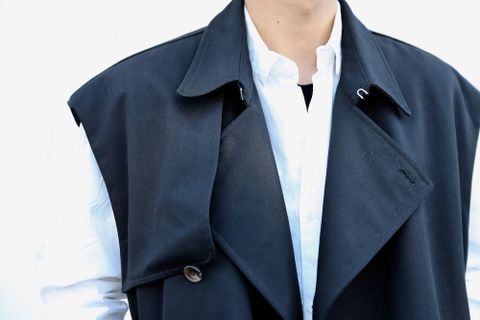 DIGAWEL(ディガウェル)TRENCH VEST"BLACK"Style.2019.5.12.