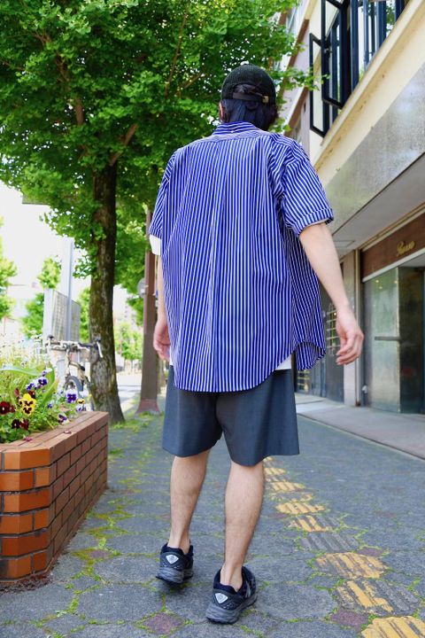 Graphpaper(グラフペーパー)THOMAS MASON S/S B.D Box Shirt"NAVY" Style.2019.5.13.