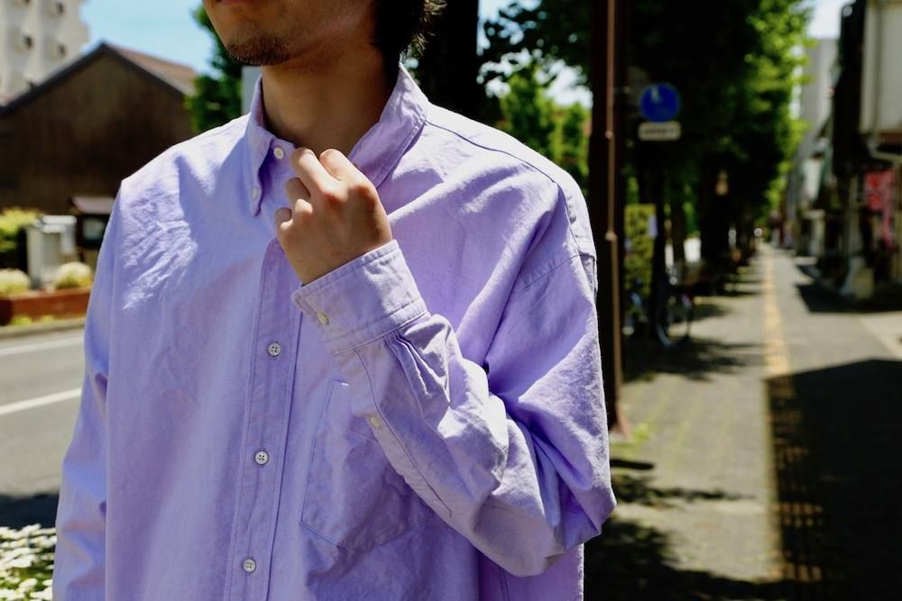 Graphpaper(グラフペーパー) -Oxford L/S B.D Box Shirt"LAVENDER"Style.2019.5.8.
