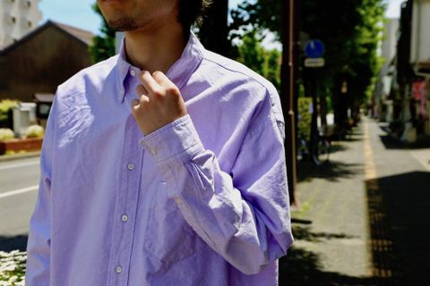 Graphpaper(グラフペーパー) -Oxford L/S B.D Box Shirt"LAVENDER"Style.2019.5.8.