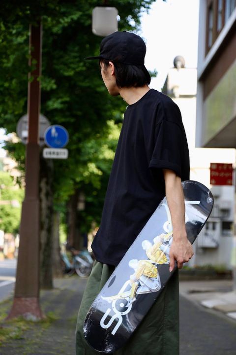 Graphpaper(グラフペーパー) S/S Oversized Tee"BLACK"Style.2019.5.26.