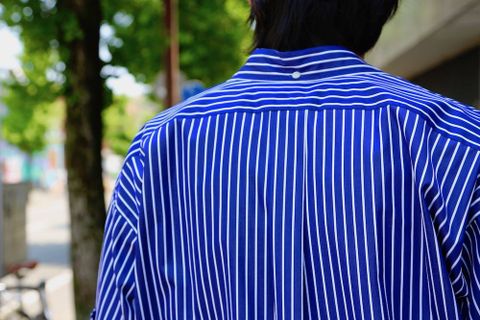 Graphpaper(グラフペーパー)THOMAS MASON S/S B.D Box Shirt"NAVY" Style.2019.5.13.