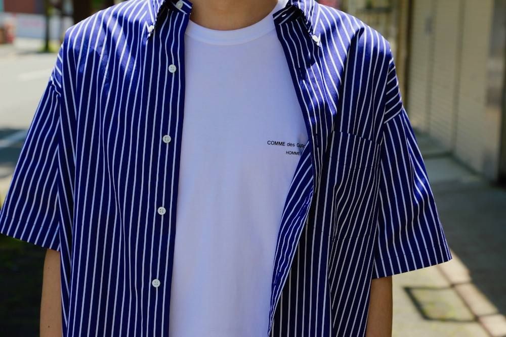 Graphpaper(グラフペーパー) THOMAS MASON S/S B.D Box Shirt"NAVY ST"Style.2019.5.3.