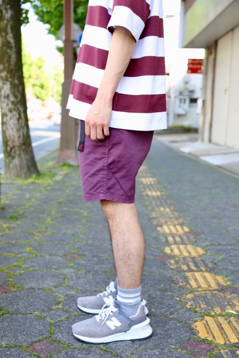 DIGAWEL(ディガウェル) MIN-NANO BORDER"WHITE BURGUNDY"Style.2019.5.4.