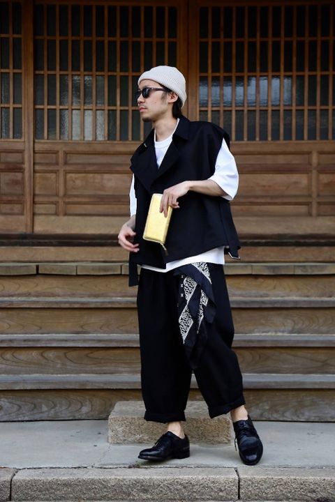 DIGAWEL(ディガウェル)TRENCH VEST"BLACK" Style.2019.5.10.