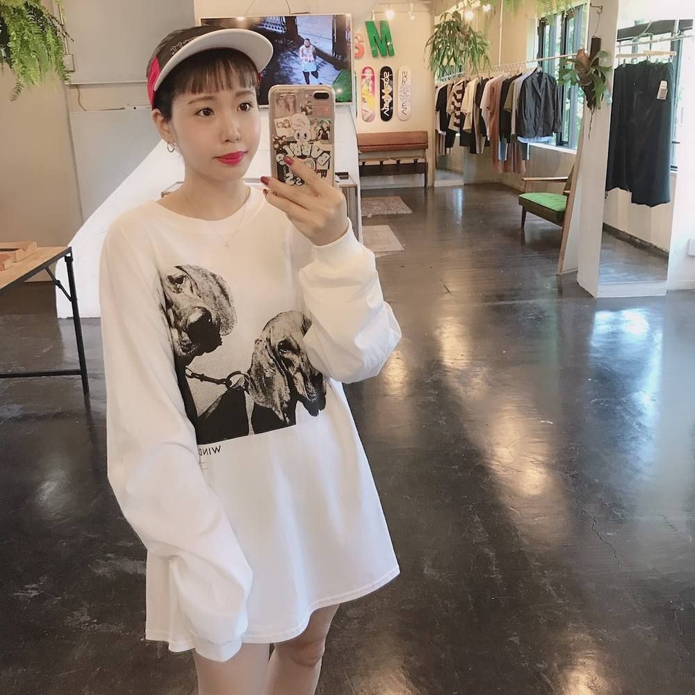 WIND AND SEA LONG SLEEVE CUT-SEWN DOGS PHOTOスタイル2019.6.10.