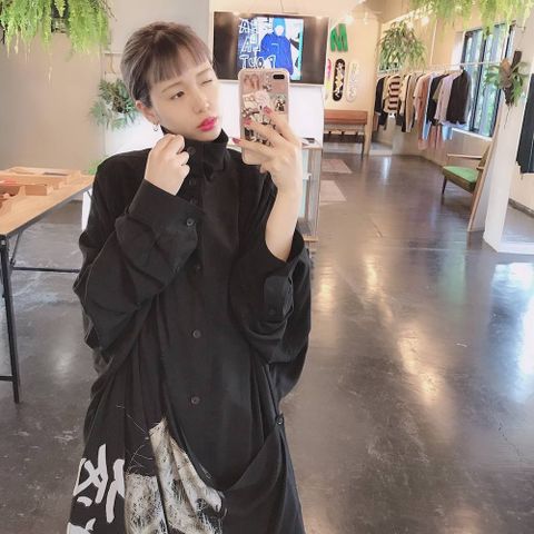 BLACK Scandal Yohji Yamamoto "低空飛行PTブラウス"スタイル2019.6.12.